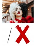 Cruella De Vil Accessories (wig, cigarette holder, gloves)