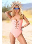 Swim Bodysuit with Lacing J40097