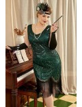 UF5580 Gatsby Flapper Fringe Dress (2XL-3XL)