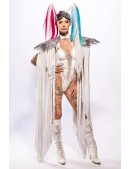 Festival Cape with Fringe and Angel Wings (104132) - foto