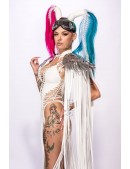 Festival Cape with Fringe and Angel Wings (104132) - 6, 14