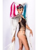 Festival Cape with Fringe and Angel Wings (104132) - 4, 10