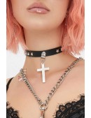 Bad Girl Leather choker (706232) - foto