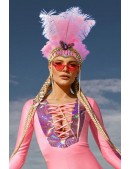 Cotton Candy Festival Crown with Feathers (504250) - цена, 4