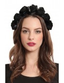 Black Rose Headband (Handmade) (504204) - foto