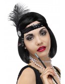 1920s Feather Headband XT4221 (504221) - материал, 6