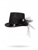 X-Style Women's Hat with Lace and Rhinestones (501158) - 3, 8