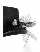 X-Style Women's Hat with Lace and Rhinestones (501158) - цена, 4