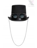 Men's Top Hat with Glasses and Chain (611026) - оригинальная одежда, 2