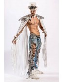 Men's Tassel Cape with Wings (205003) - материал, 6