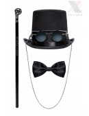 Men's Party Set (Hat, Bow Tie, Cane) (611026) - foto