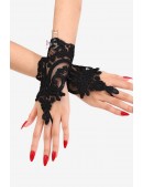 Cord Lace Flapper Fingerless Gloves (601206) - foto