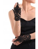 Cord Lace Flapper Fingerless Gloves (601206) - оригинальная одежда, 2