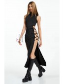 Long Dress with Side Cutouts X5496 (105496) - оригинальная одежда, 2