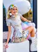 Princess Silvery Festival Dress (129243) - 7, 16