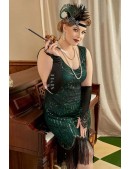 UF5580 Gatsby Flapper Fringe Dress (2XL-3XL) (105580) - материал, 6