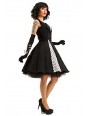 Xstyle Black and White Rockabilly Dress (105338) - материал, 6