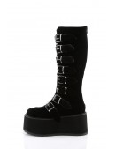 Demonia High Platform Velvet Boots (310039) - цена, 4