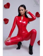 Vixxen Red Latex Catsuit