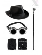 Men's Accessories Set (Hat, Goggles, Gloves, Cane)