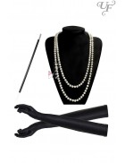 Gatsby Accessories (Gloves, Cigarette Holder, Pearl Necklace)