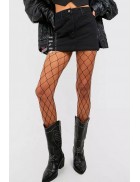 Wide Black Fishnet Tights XC4154