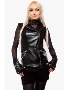 Xstyle Women's Biker Moto Vest With Zippers