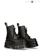 URBAN TOWER Leather High Platform Boots