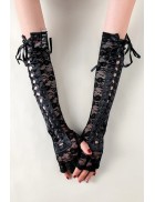 Long Lace Fingerless Gloves CC1176