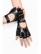 Women's Leather Gloves with Studs X1190