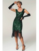 UF5580 Gatsby Flapper Fringe Dress