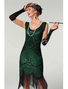 UF5580 Gatsby Flapper Fringe Dress