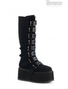 Demonia High Platform Velvet Boots