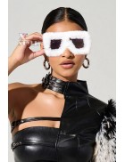 Rave Girl Fur Glasses