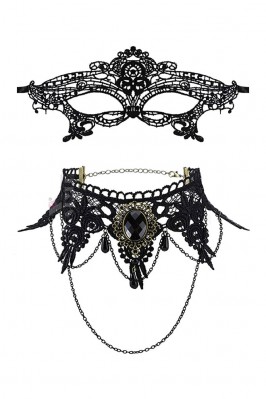 Accessories Set: (Mask and Choker)