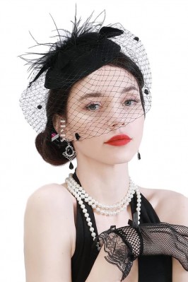 Fascinator Gatsby Veil Hat