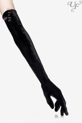 Long Velvet Opera Gloves (54 cm)