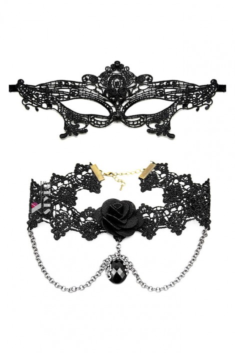 Halloween Set (Mask and Choker) (713024)