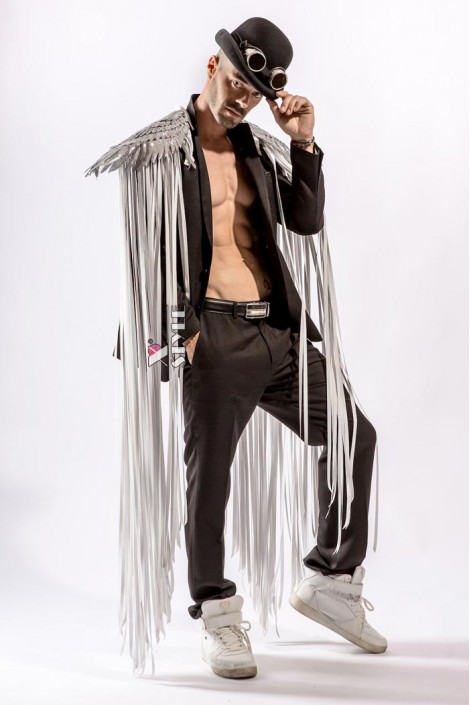 Men's Tassel Cape with Wings (205003)