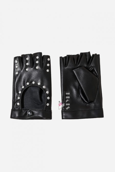 Women's Leather Gloves with Studs X1190 (601190)