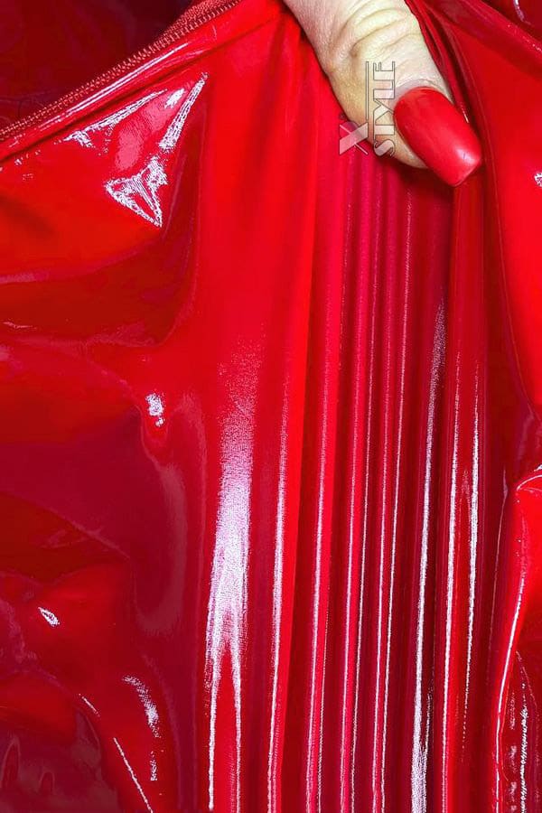 Vixxen Red Latex Catsuit, 17