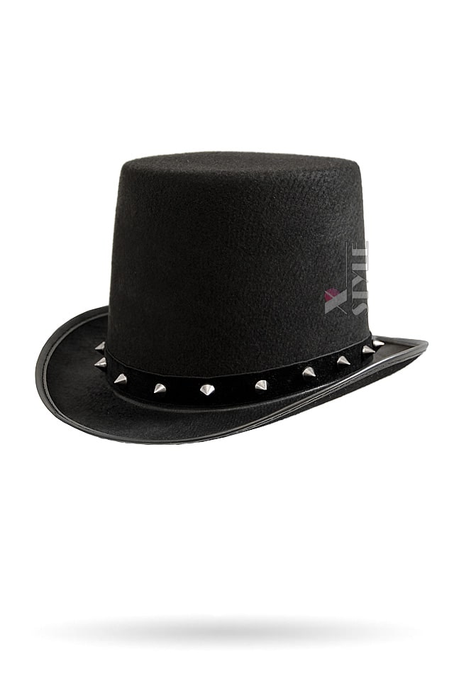 Black Top Hat with Spikes, 5