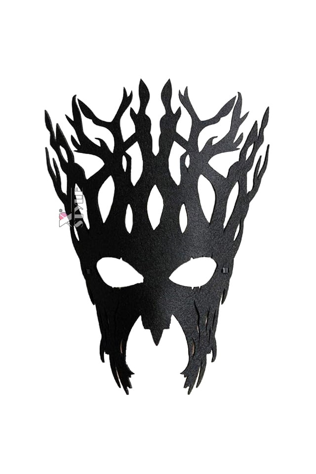 Druid Carnival Black Mask