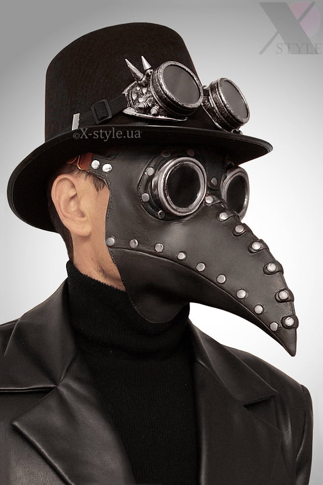 Plague Doctor Set (hat, mask, goggles), 3