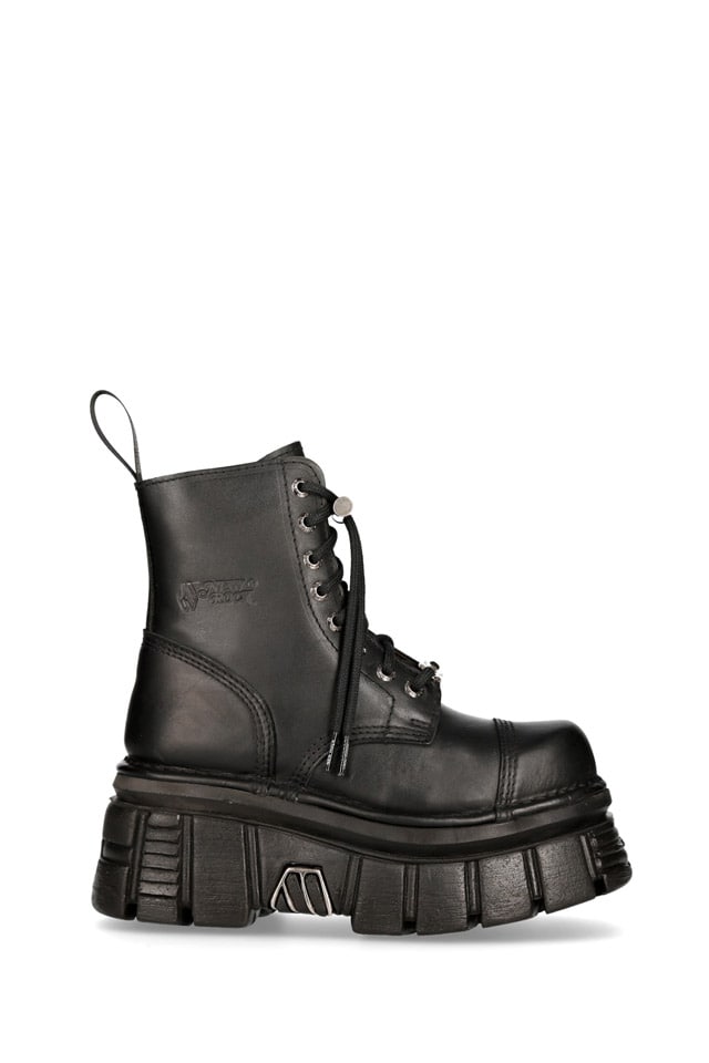 URBAN TOWER Leather High Platform Boots, 15