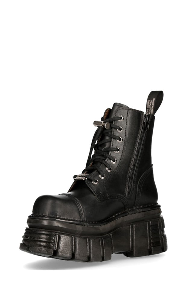 URBAN TOWER Leather High Platform Boots, 9