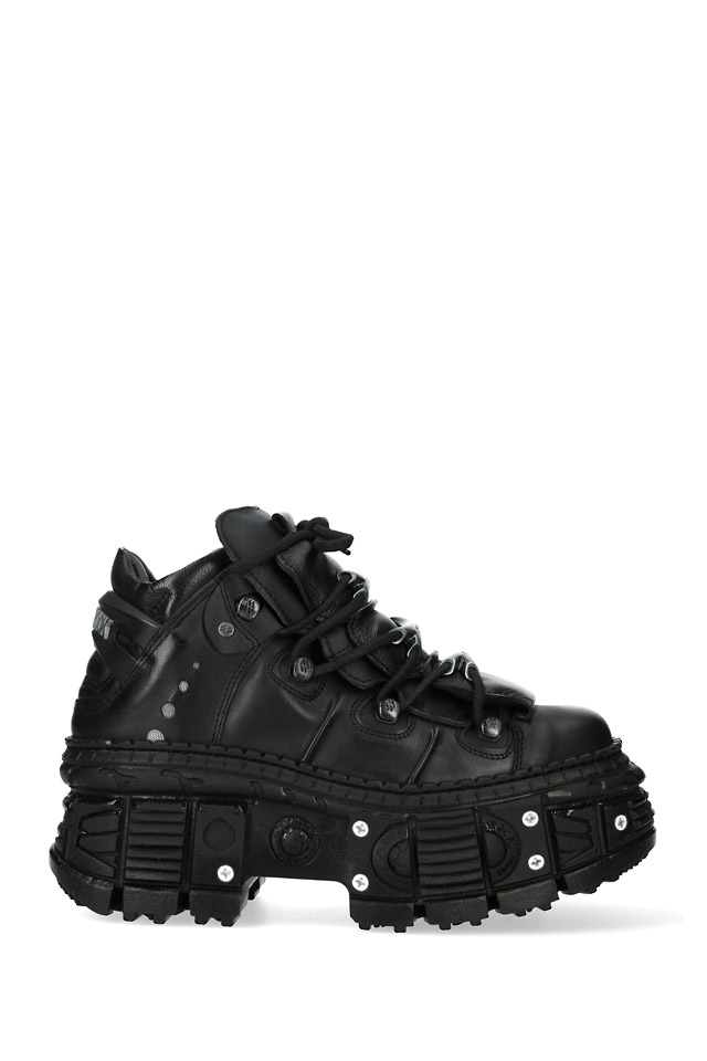 New Rock Leather Platform Screwed Boots, 3