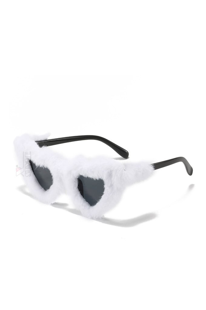 Festival Faux Fur Sunglasses X5151, 5