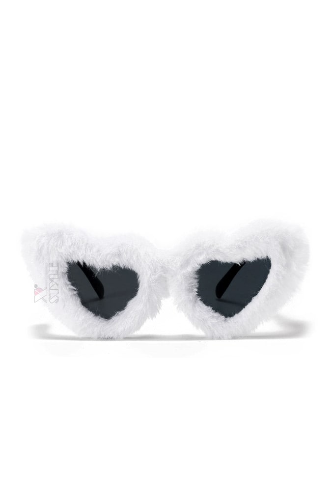 Festival Faux Fur Sunglasses X5151, 7