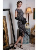 Платье с бахромой в стиле Гэтсби X5532 (105532) - материал, 6